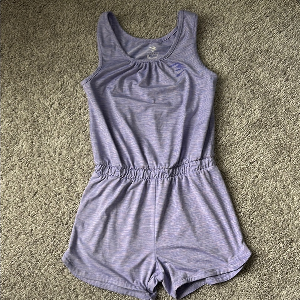 Kids Lavender Sleeveless Romper